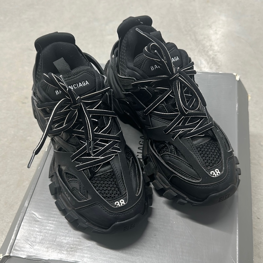 Size 38 womens balenciaga track sneakers
